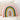 Almohada infantil moderna arco iris