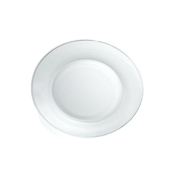 Moderno Cristal Plato de cena.