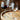 Bandeja decorativa redonda de madera Ike de 15".