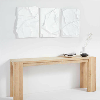 Paneles de arte mural de yeso 'Nereus' de Alexis Gourguechon , juego de 3.