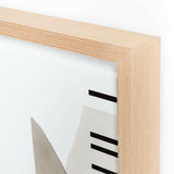 "Off Shore" de Kim Knoll 32"x20" Impresión mural enmarcada.