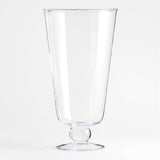 Ophelia Clear Soplado a mano Cristal Jarrón alto 22".