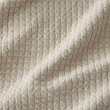 Algodón orgánico Beige arena Full/Queen Coverlet.