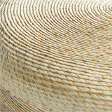 Papelera mediana tejida Palmera con tapa.