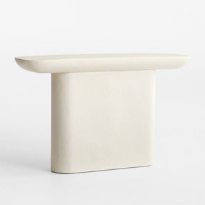 Mesa consola de piedra de fibra reciclada Quarry 48