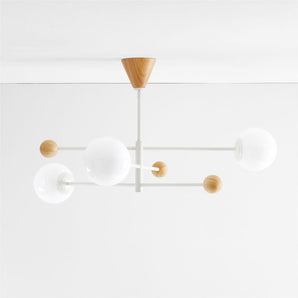 Lámpara de techo Kids Quinn de metal y madera