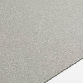 Mantel Individual Rizzo Easy Care de Piel Reciclada Gris Rectangular Reversible.
