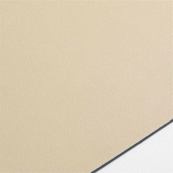 Mantel Individual Rizzo Easy Care de Piel Reciclada Reversible Azul Marino y Natural Rectangular.