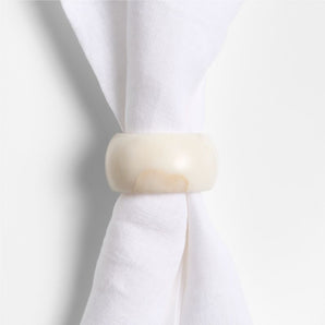 Servilletero de mármol rosetón