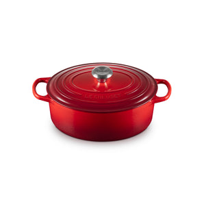 Horno holandés ovalado de hierro fundido Le Creuset Signature