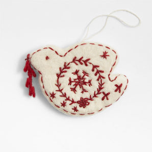 Adorno para el árbol de Navidad de la paloma Scandi Heritage