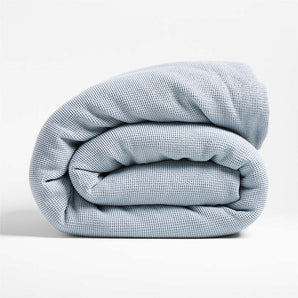 Funda nórdica infantil de algodón orgánico con forma de gofre