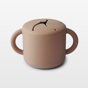 Taza de silicona para meriendas Baby Mushie