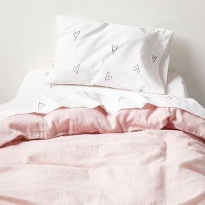 Funda nórdica infantil de gasa de algodón orgánico supersuave