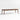 Tate 108"-144" Walnut Mesa de comedor extensible de madera.