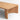 Mesa de centro rectangular Virage de madera de roble marrón claro de 54".