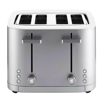 ZWILLING ® Enfinigy Tostadora de 4 rebanadas plateada.