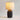 Amaryllis Pequeña Lámpara de Mesa de Cerámica Negra