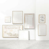 'Taso 24' Decoración de pared con azulejos blancos tallados a mano 24 "x1,5".