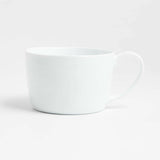 Taza Jumbo de Porcelana Blanca Mercer.