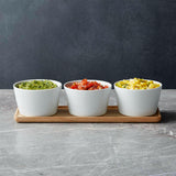 Fusione la bandeja de madera mediana.