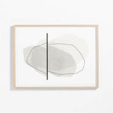 "Bajo el agua" de Kim Knoll 48"x36" Impresión mural enmarcada.