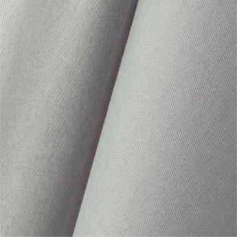 Mantel de algodón orgánico gris metálico Aspen 60"x120".