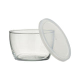 Clear Cristal Cuenco con tapa.