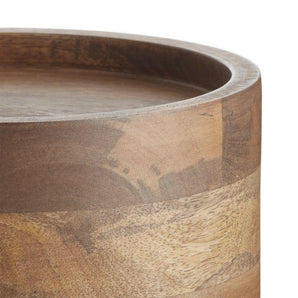 Soporte dispensador de bebidas de madera natural Brooks.