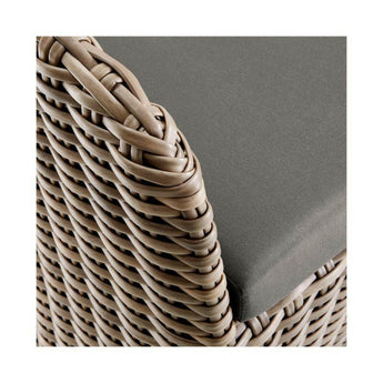 Abaco Exterior Silla de comedor con cojín Sunbrella®.