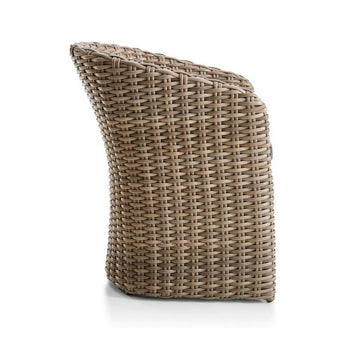 Abaco Exterior Silla de comedor con cojín Sunbrella®.