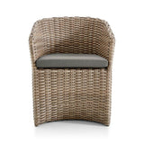 Abaco Exterior Silla de comedor con cojín Sunbrella®.