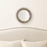 Clarendon Espejo de pared redondo grande.