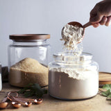 Montana 64 oz. Tarro de Acacia y Cristal .