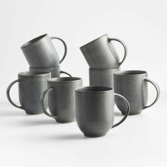 Oficio Charcoal Taza gris.