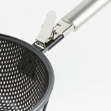 Caja y barril Exterior Cesta redonda antiadherente para parrilla de barbacoa con tapa.