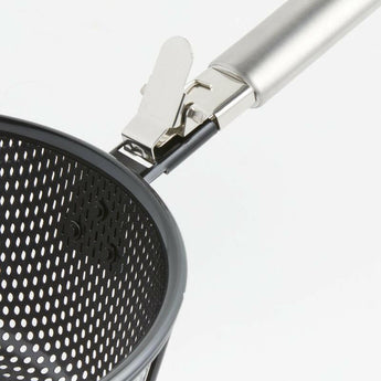 Caja y barril Exterior Cesta redonda antiadherente para parrilla de barbacoa con tapa.