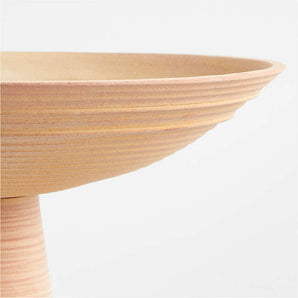 Cuenco de centro de mesa con pedestal Terra Délicat de Athena Calderone.