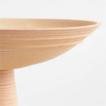 Cuenco de centro de mesa con pedestal Terra Délicat de Athena Calderone.