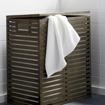 Cesto de bambú Dixon con forro.