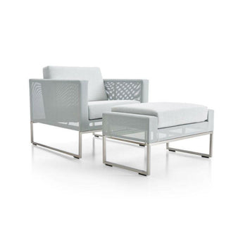 Sillón Dune con cojines Sunbrella®.