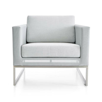 Sillón Dune con cojines Sunbrella®.