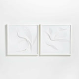 "Empíreo" Arte mural de papel enmarcado 30"x30" de Jean Kenna.