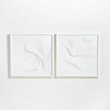 "Empíreo" Arte mural de papel enmarcado 30"x30" de Jean Kenna.