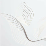 "Empíreo" Arte mural de papel enmarcado 30"x30" de Jean Kenna.