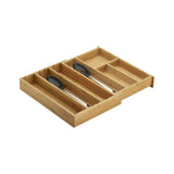 Bandeja expansible de bambú para artilugios.