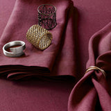 Servilletero de plata Wrap.