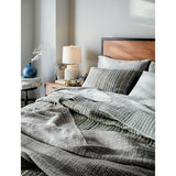 Fundas de almohada orgánicas de 400 hilos de satén de paloma King, Juego de 2.