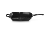 Sartén cuadrada Le Creuset, negra.