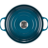 Cazuela redonda de hierro Cocotte Le Creuset.